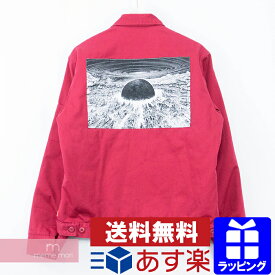 Supreme×AKIRA 2017AW Work Jacket シュプリーム×アキラ ワークジャケット ジップアップ中綿ブルゾン 裏地キルティング バーガンディ サイズM プレゼント ギフト【191009】【中古-A】