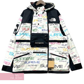 Supreme×THE NORTH FACE 2021AW Steep Tech Apogee Jacket NF0A7QGY5H7 シュプリーム×ノースフェイス スティープテックアポジージャケット ブルゾン 総柄ロゴ ホワイト サイズXL【230903】【新古品】【me04】