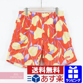 Supreme 2018SS Lily Nylon Water Short シュプリーム リリーナイロンウォーターショーツ ショートパンツ ハーフパンツ レッド×イエロー サイズL プレゼント ギフト【190713】【新古品】