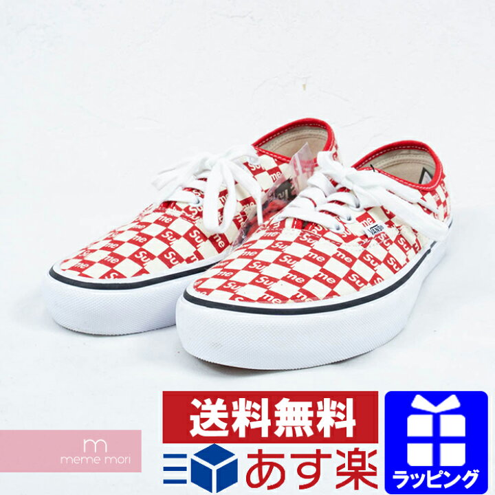 楽天市場】Supreme×VANS 2016AW Checker Logo Authentic シュプリーム 