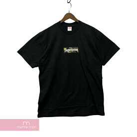 Supreme 2023SS Box Logo Tee Black シュプリーム ボックスロゴTシャツ ブラック 半袖カットソー 迷彩 Camo Box ブラック サイズXL 【240518】【新古品】【me04】