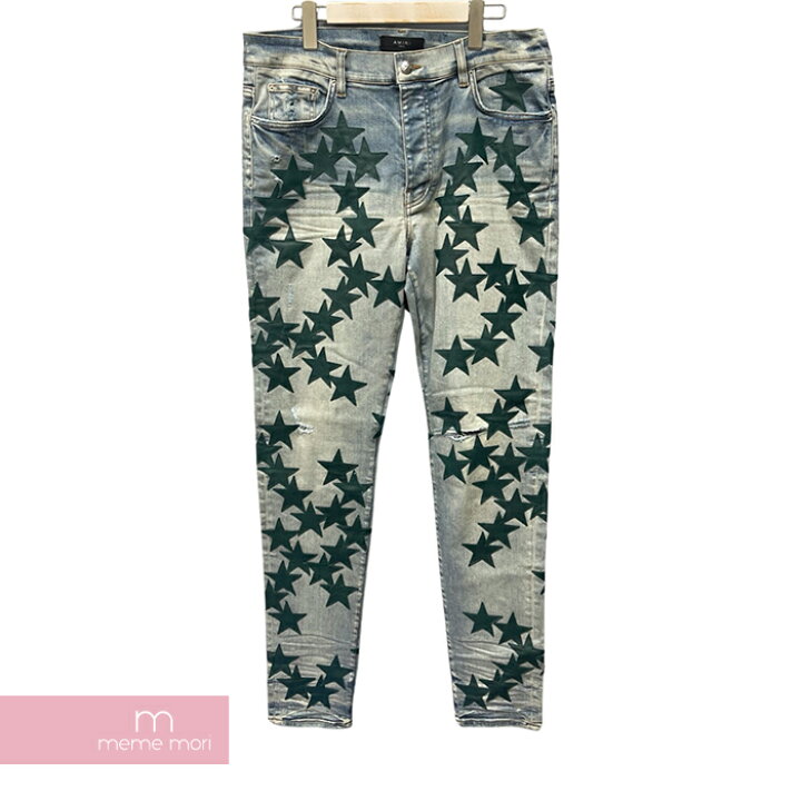 楽天市場】【BIG PRICE OFF】AMIRI Chemist Leather Stars Jean MDS028  