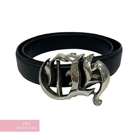 【BIG PRICE OFF】CHROME HEARTS CH BELT BACKLE クロムハーツ CHロゴベルトバックル ベルト レザー シルバー925 サイズ34【240420】【中古-A】【me04】