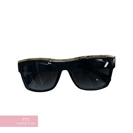 【BIG PRICE OFF】CHANEL 2023SS Square Shape Sunglasses A71505 X08101 S2216 シャネル スクエア シェイプ サングラス アクセサリー メガネ アイウェア 眼鏡 ブラック×ゴールド【240524】【中古-A】【me04】