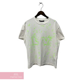 【BIG PRICE OFF】LOUIS VUITTON 2022AW LV Spread Embroidery Tee 1AA809 ルイヴィトン LVスプレッドエンブロイダリーTシャツ 半袖カットソー ロゴ刺繍 ホワイト サイズS【240531】【中古-A】【me04】