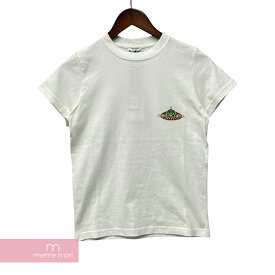 BALENCIAGA 2020SS BONJOUR Fit Tee WL0 578133 バレンシアガ ボンジュールフィットTシャツ 半袖カットソー ロゴプリント 胸ロゴ バックプリント ホワイト サイズXS【240602】【新古品】【me04】