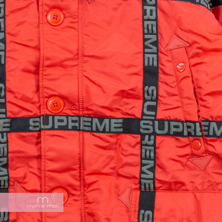 楽天市場】Supreme 2018AW Logo Tape N-3B Parka シュプリーム ロゴ 