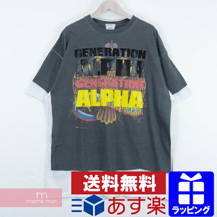 楽天市場】VETEMENTS 2018AW Generation Alpha Tee UAH19TR321 
