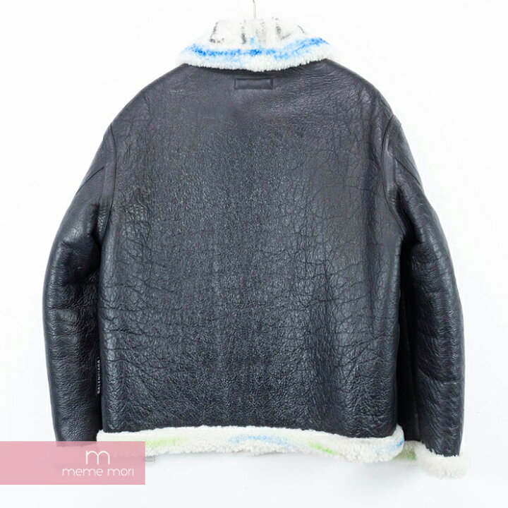 楽天市場】BALENCIAGA 2018AW Graffiti Shearling Jacket 534872 