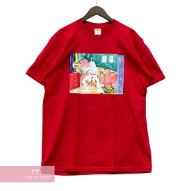 Supreme 2018AW Bedroom Tee シュプリーム ベッドルームTシャツ 半袖カットソー プリント レッド サイズL【220503】【新古品】【me04】