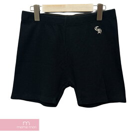 CHROME HEARTS Y NOT CH Logo Knit Shorts クロムハーツ ワイノットCHロゴニットショーツ ショートパンツ ハーフパンツ ロゴ刺繍 ブラック サイズM 【240130】【新古品】【me04】