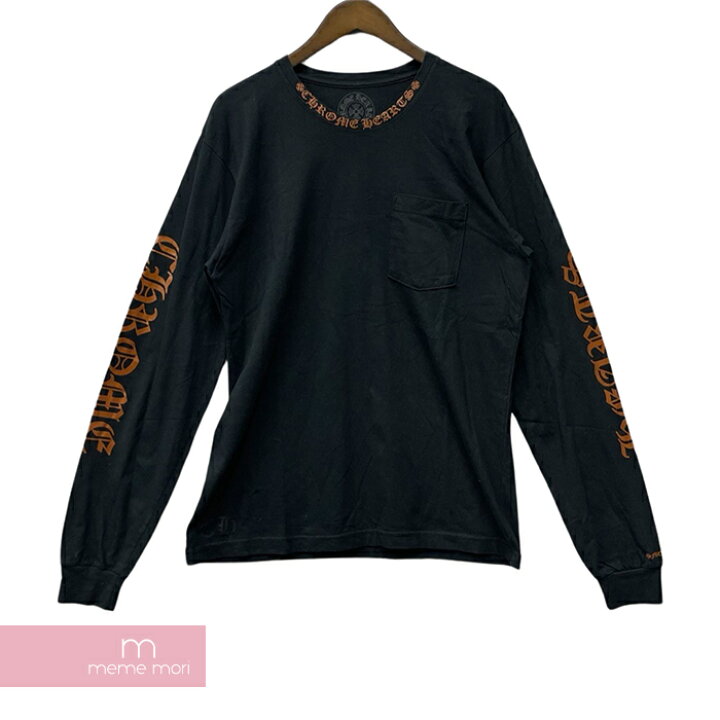 楽天市場】【BIG PRICE OFF】CHROME HEARTS Brown Neck Logo L/S Tee 