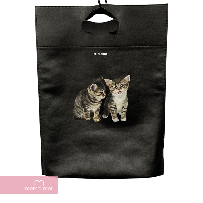 楽天市場】BALENCIAGA Kitten Print Leather Tote Bag 544310