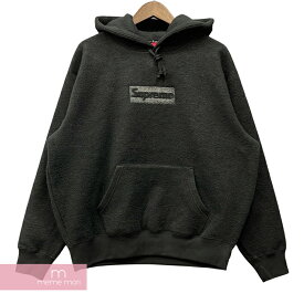 Supreme 2023SS Insideout Box Logo Hooded Sweatshirt シュプリーム インサイドアウトボックスロゴフーデッドスウェットシャツ プルオーバーパーカー 起毛 ブラック サイズM【230401】【新古品】【me04】