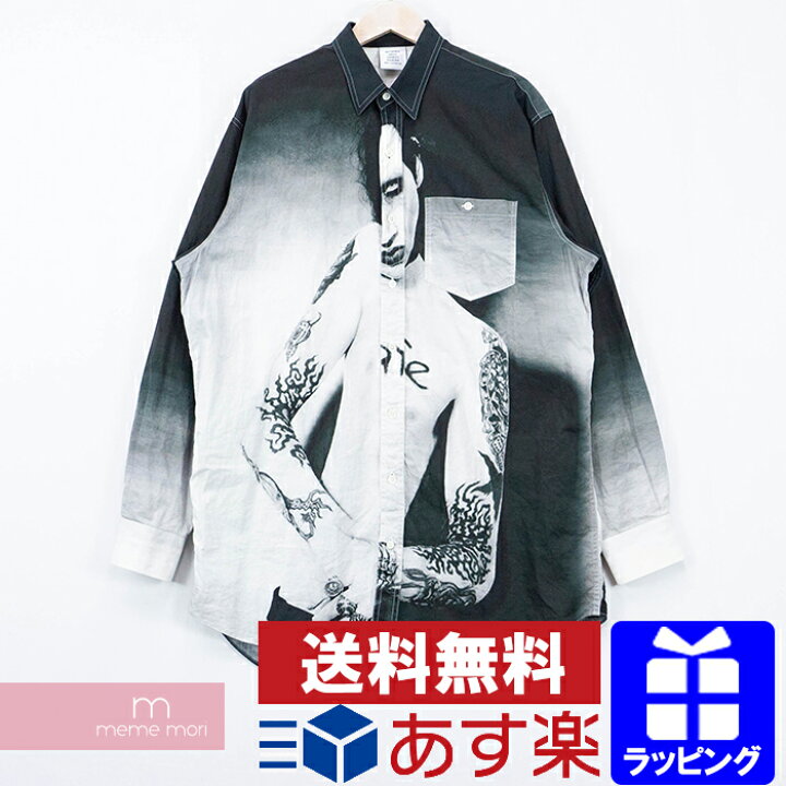 楽天市場】VETEMENTS 2018AW Marilyn Manson Shirt UAH19SH301 