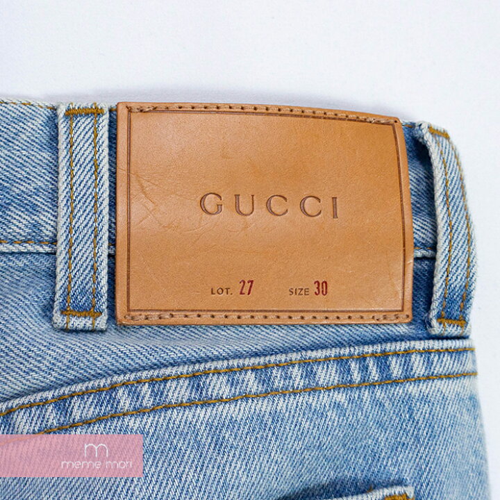 楽天市場】GUCCI 2017SS Printed Chlorine Punk Jeans 452428 XR360 