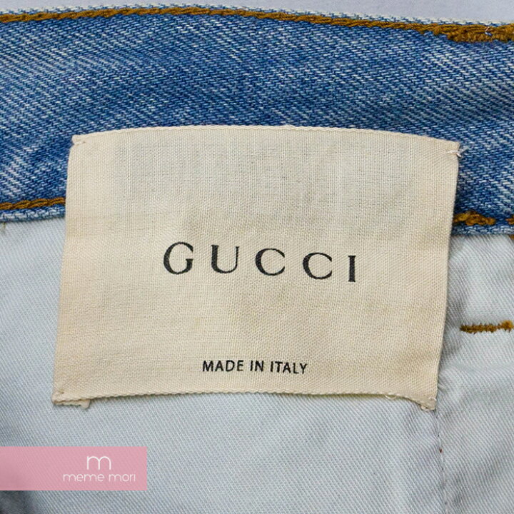 楽天市場】GUCCI 2017SS Printed Chlorine Punk Jeans 452428 XR360 
