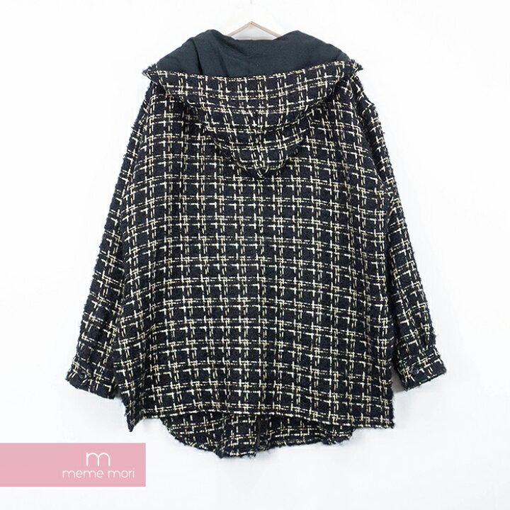 楽天市場】Faith Connexion 2018AW TWEED HOODED OVERSHIRT 