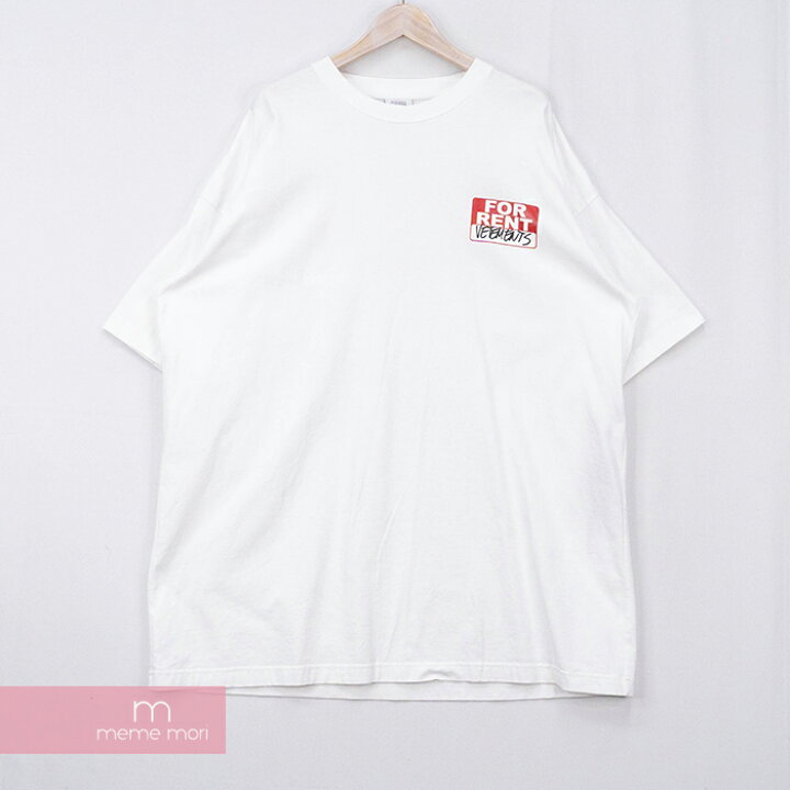楽天市場】VETEMENTS 2020SS FOR RENT Print S/S Tee SS20TR372 