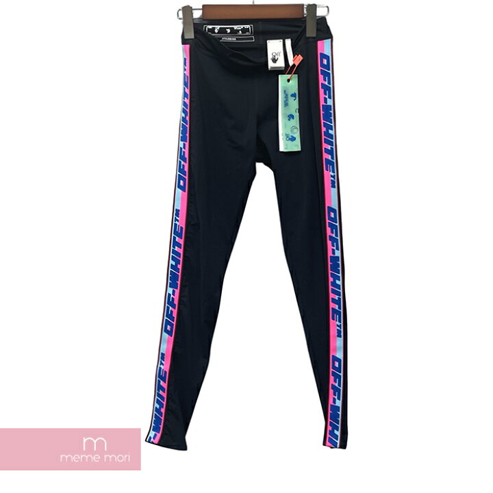 楽天市場】OFF-WHITE Athleisure Tape Detail Leggings 
