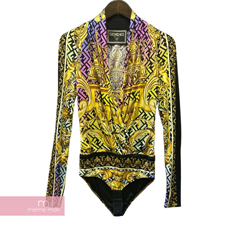 楽天市場】FENDI×VERSACE 2022SS Fendace Rayon Body Suit 