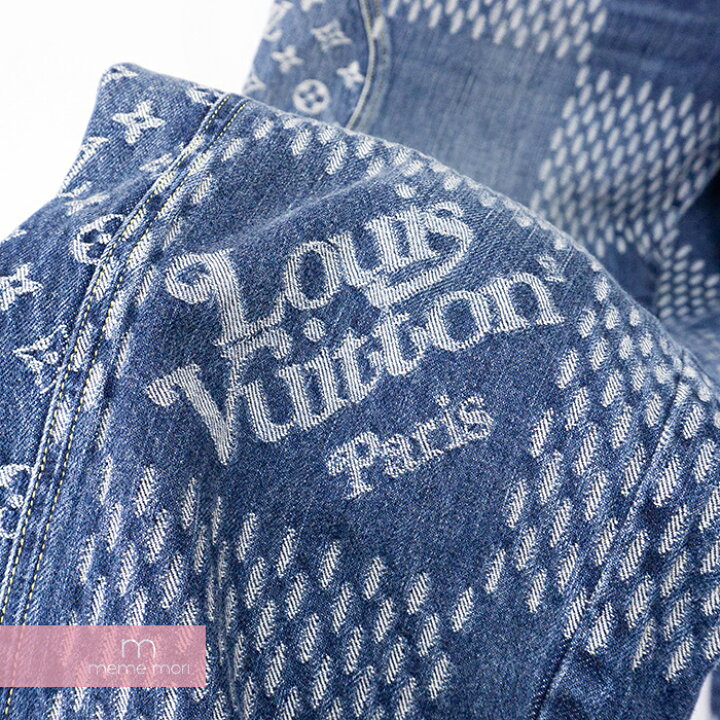 Shop Louis Vuitton DAMIER 2020 SS Giant damier waves monogram denim pants  by BrandStreetStore