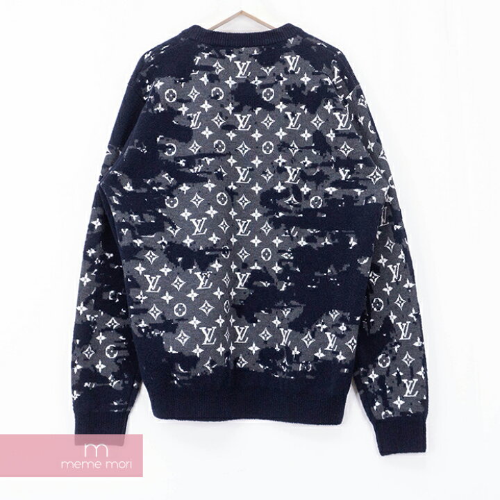 楽天市場】LOUIS VUITTON 2021SS Distressed Monogram Crewneck 1A8GYC 