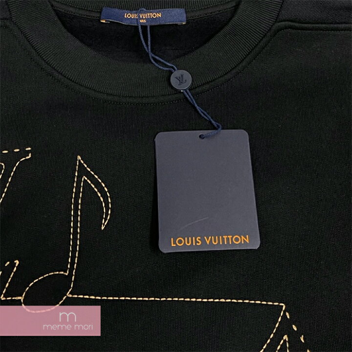 Shop Louis Vuitton 2022-23FW LV MUSIC LINE EMBROIDERED CREWNECK 1AAT5Z by  Fujistyle