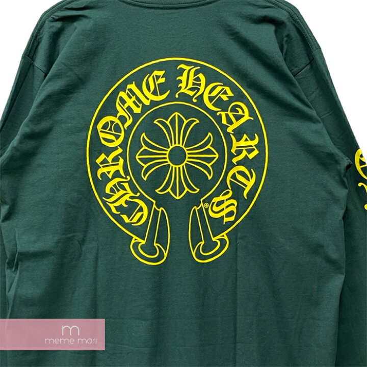 楽天市場】CHROME HEARTS Yellow Horseshoe L/S Tee クロムハーツ 