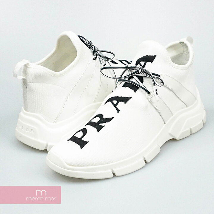 楽天市場】PRADA 2020SS Knit Fabric Sneakers 4E3492 プラダ ニット 