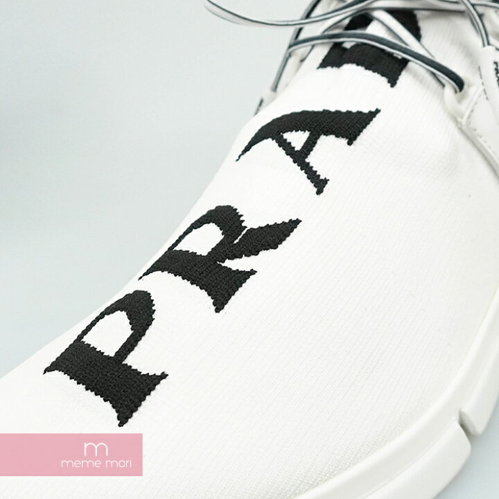 楽天市場】PRADA 2020SS Knit Fabric Sneakers 4E3492 プラダ ニット 