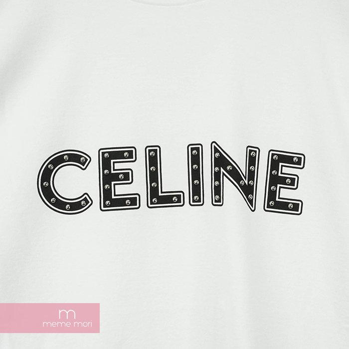 楽天市場】CELINE 2021SS Studded Logo S/S Tee 2X687501F セリーヌ 