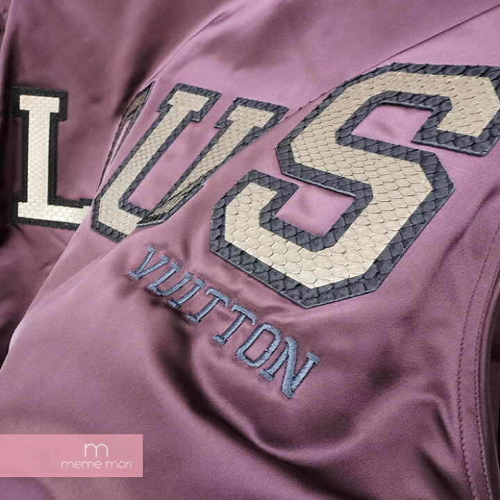 楽天市場】LOUIS VUITTON 2018AW Satin Warm-Up Baseball Shirt 