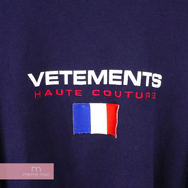 楽天市場】VETEMENTS 2017AW Haute Couture Logo Embroidered Hoodie 