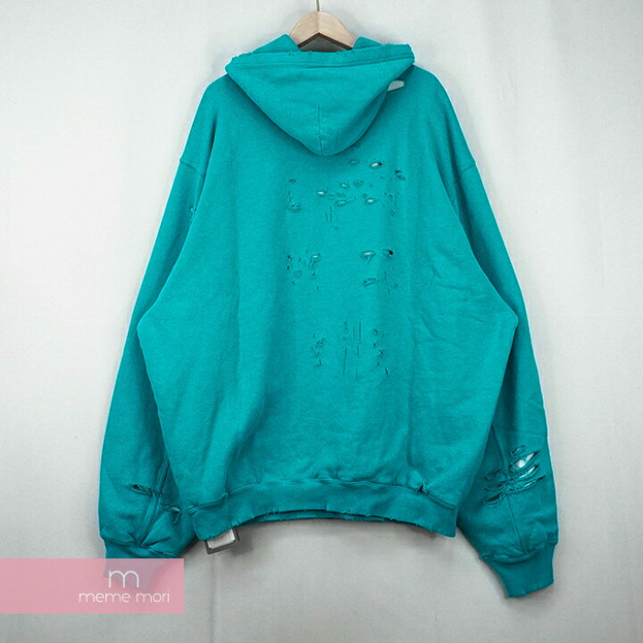 楽天市場】BALENCIAGA 2021SS Caps Destroyed Hoodie 659403 TKVB6  