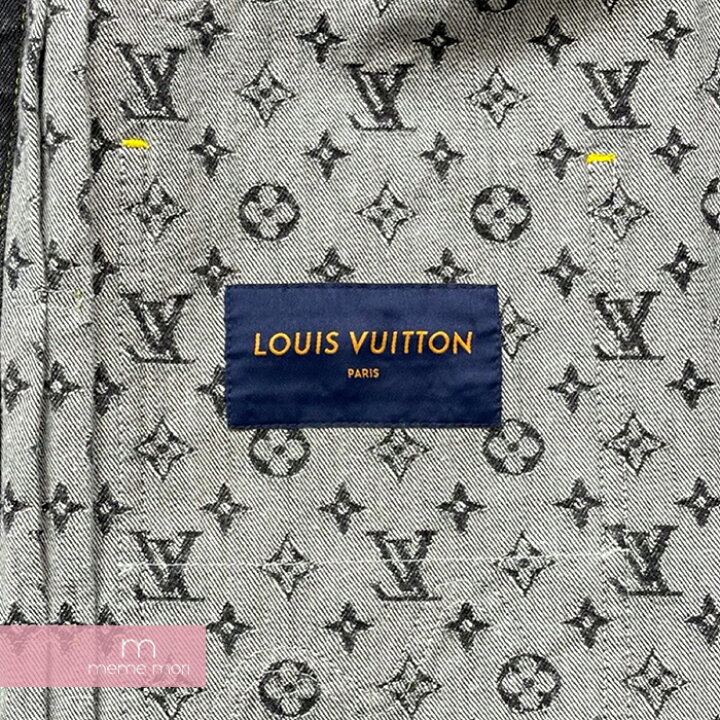Louis Vuitton Monogram Crazy Denim Workwear Jacket (1A9K65)