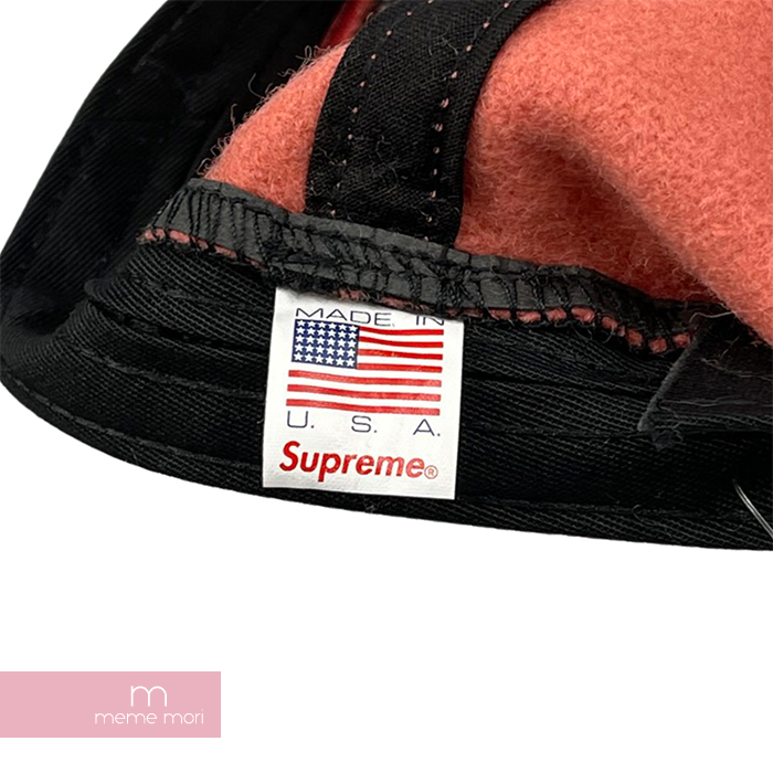 Supreme 2017AW Wool S Logo 6-Panel Dark Pink シュプリーム ウールSロゴ6パネルキャップ 帽子 ロゴ刺繍  ダークピンク【220709】【新古品】【me04】 | meme mori