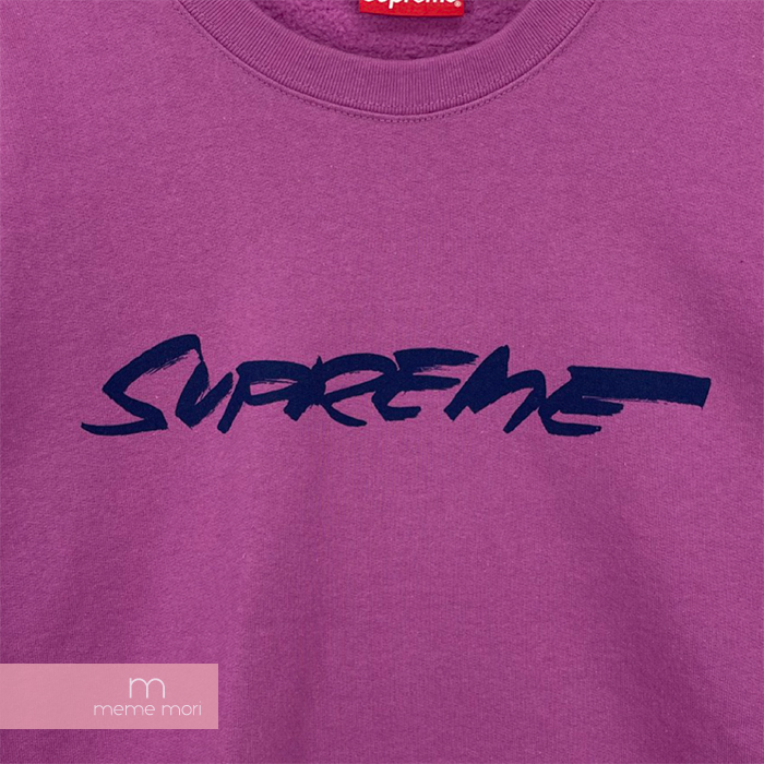 Supreme 2020AW Futura Logo Crewneck Bright Purple シュプリーム  フューチュラロゴクルーネックスウェット ブライトパープル トレーナー ロゴプリント パープル サイズL【220218】【新古品】【me04】 |  meme mori