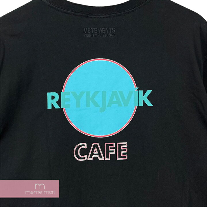 楽天市場】VETEMENTS 2019SS Cafe Print Oversized Tee USS197055 