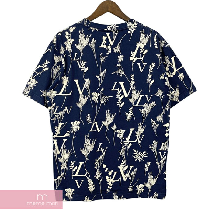 Louis Vuitton LV Men LV Leaf Discharge Men's T-shirt Medium Size