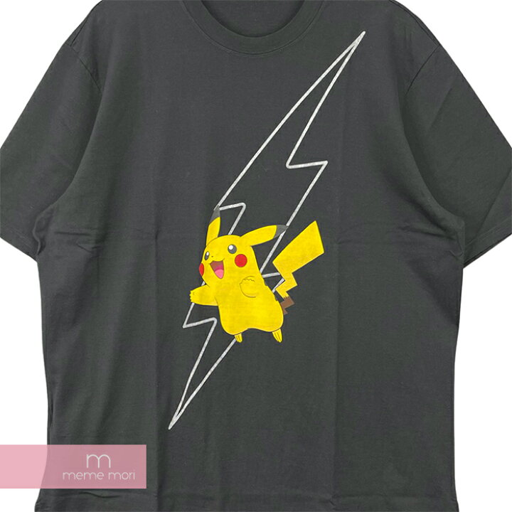 楽天市場 Lucien Pellat Finet Pokemon 19aw Print Tee ルシアンペラフィネ ポケモン プリントtシャツ 半袖カットソー ピカチュウ ブラック サイズxl 2100 中古 A Me04 Meme Mori