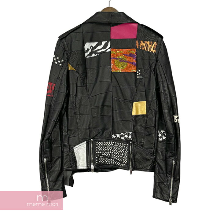 楽天市場】SAINT LAURENT PARIS 2016SS Patchwork Motorcycle Leather 