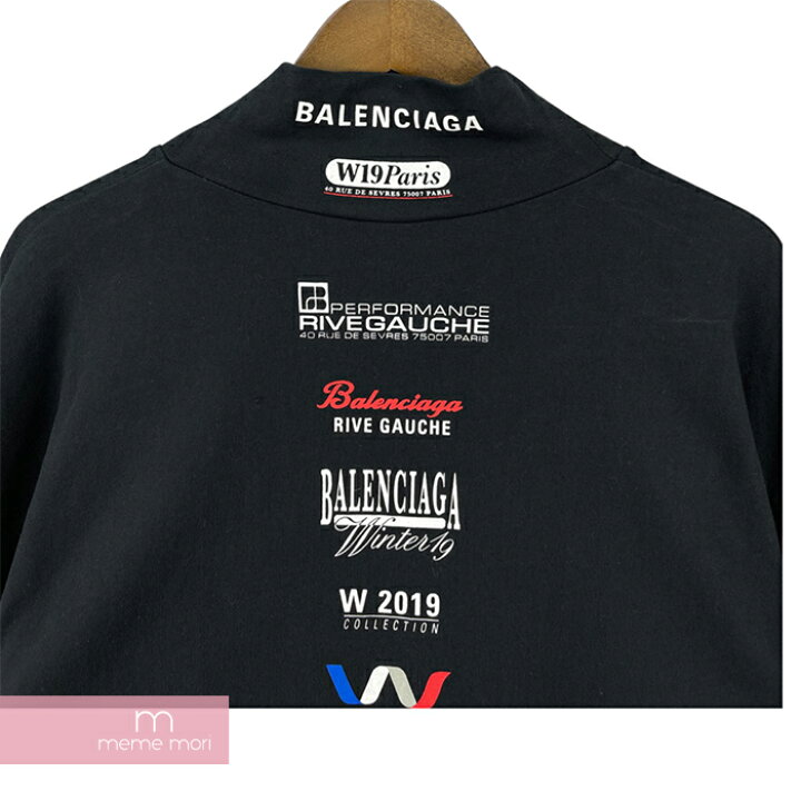 楽天市場】BALENCIAGA 2019AW Multi Logo Turtle Neck Long Sleeve Tee 