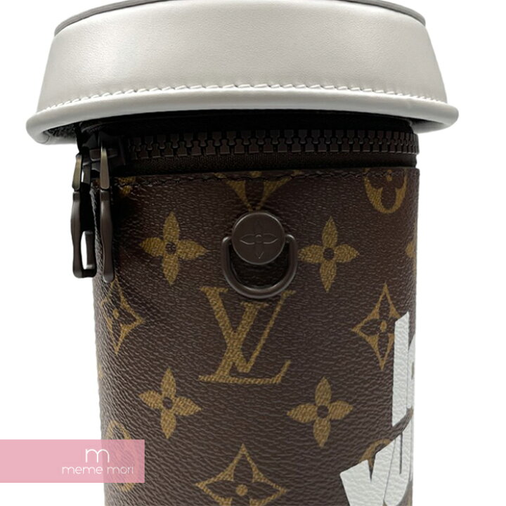 Authenticated used Louis Vuitton Louis Vuitton Coffee Cup Everyday LV Shoulder Bag Crossbody Monogram M80812 Brown White Hardware, Adult Unisex, Size