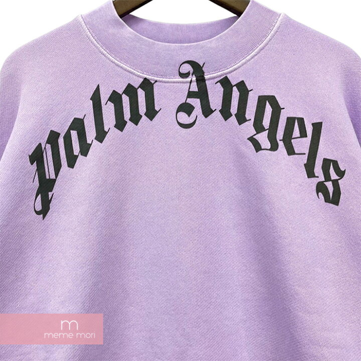 楽天市場】Palm Angels 2021AW GD Curved Logo Crew PMBA026F21FLE004  