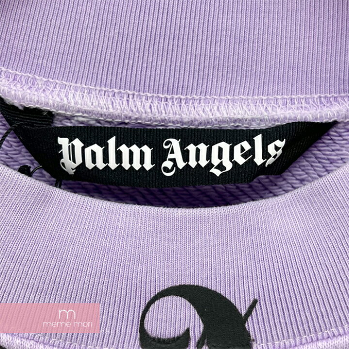 楽天市場】Palm Angels 2021AW GD Curved Logo Crew PMBA026F21FLE004  