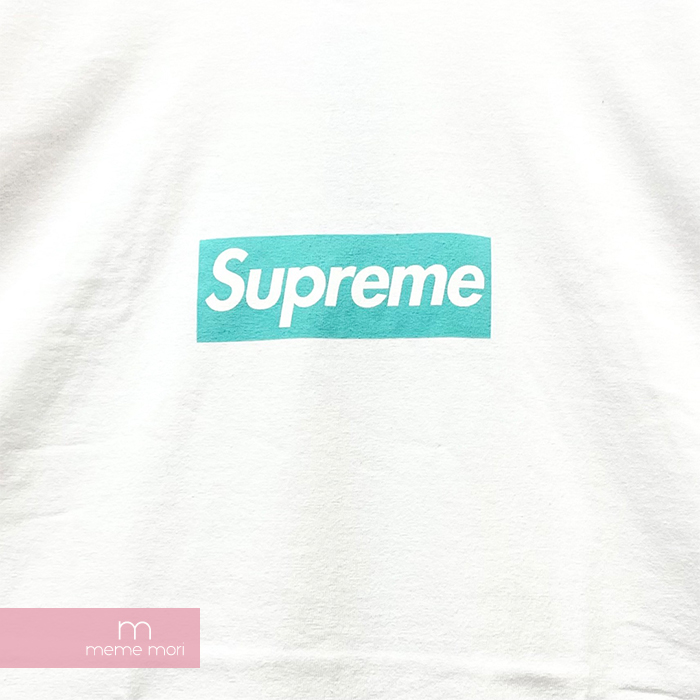 Supreme×TIFFANY&Co. 2021AW Box Logo Tee シュプリーム×ティファニー ボックスロゴTシャツ 半袖カットソー  バックロゴプリント ホワイト【211116】【新古品】【me04】 | meme mori