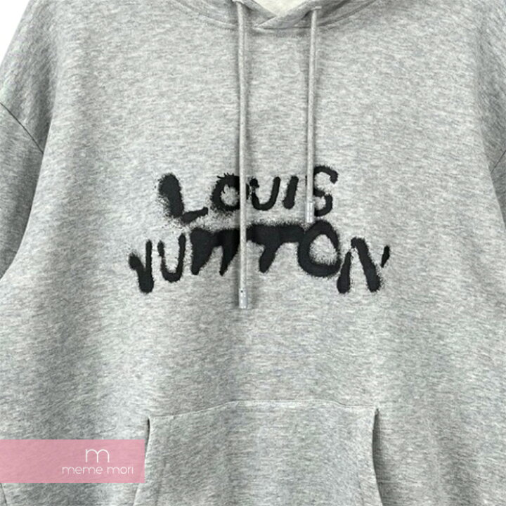 Auth Louis Vuitton Men's 21AW Neon Working Man Cotton Sweatpants Gray  L(172144
