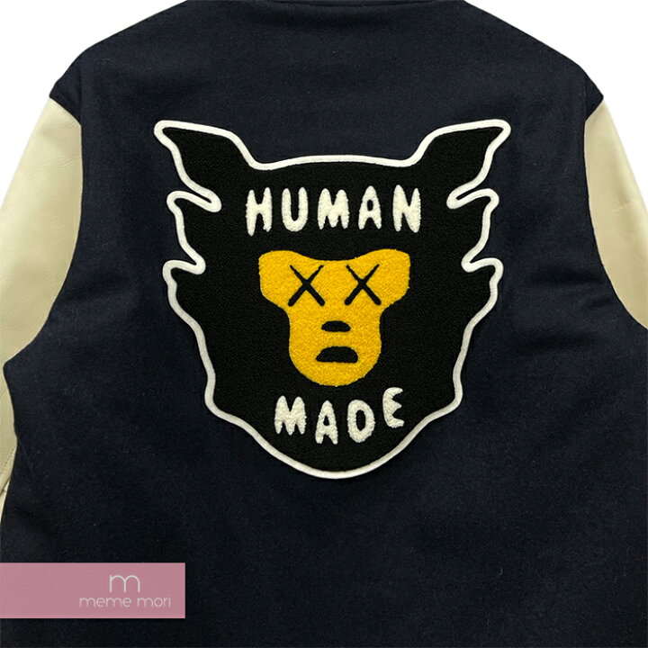 楽天市場】HUMAN MADE×KAWS 2021AW Varsity Jacket XX22JK004  