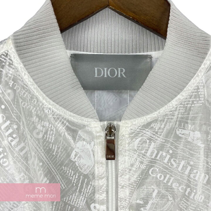 楽天市場】Dior×Daniel Arsham 2020SS Newspaper Bomber Jacket  